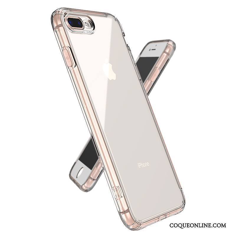 iPhone 7 Plus Ballon Blanc Étui Incassable Silicone Transparent Coque De Téléphone