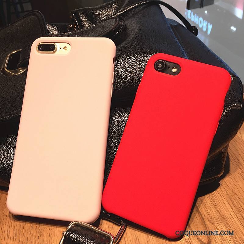 iPhone 7 Plus Coque Incassable De Téléphone Silicone Rouge Authentique Fluide Doux