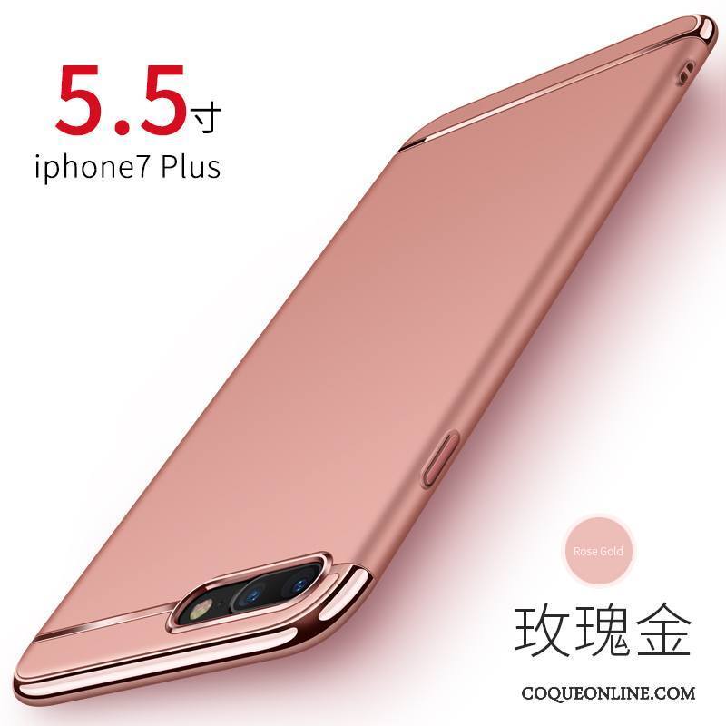 iPhone 7 Plus Coque Incassable Difficile De Téléphone Étui Téléphone Portable Or Rose