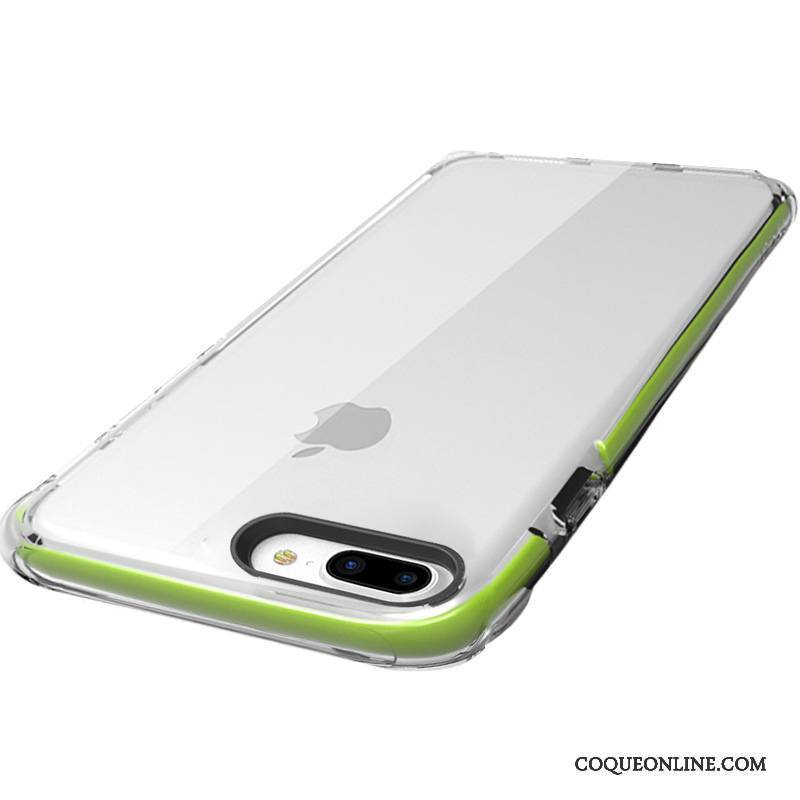 iPhone 7 Plus Personnalité Tout Compris Vert Transparent Étui Coque De Téléphone Incassable