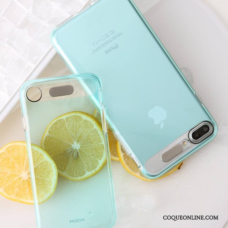 iPhone 8 Coque De Téléphone Étui Transparent Bleu Difficile Cool Tendance