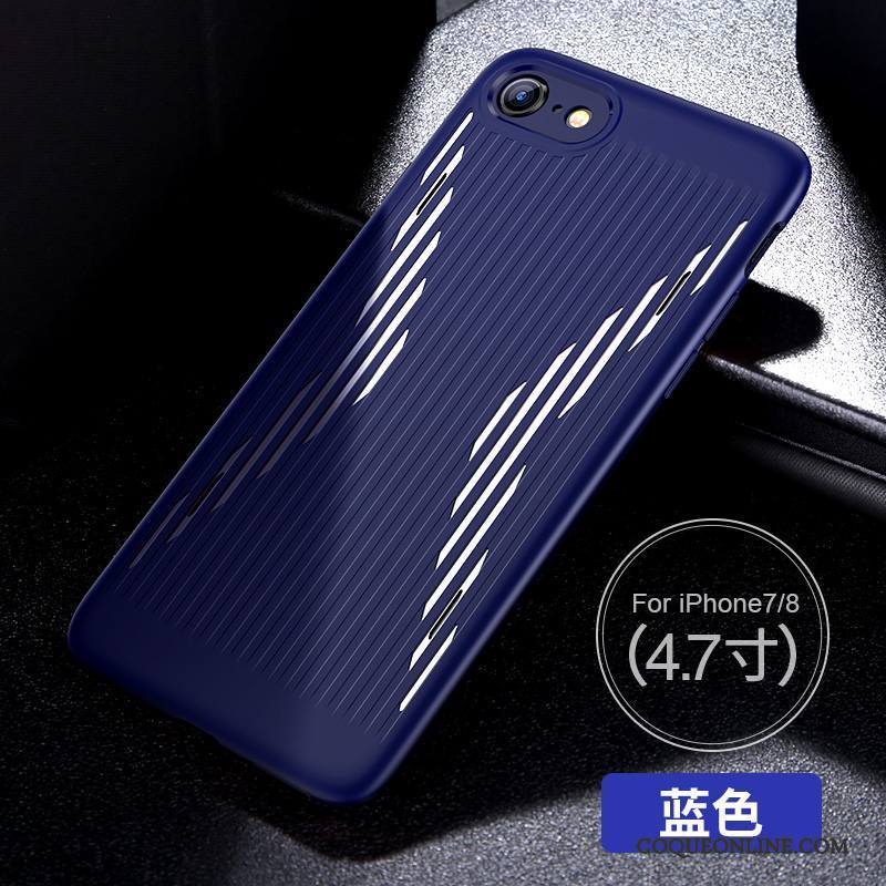 iPhone 8 Incassable Coque De Téléphone Très Mince Tout Compris Bleu Marque De Tendance