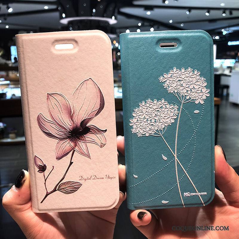 iPhone 8 Ornements Suspendus Tendance Support Coque De Téléphone Incassable Bleu Fluide Doux