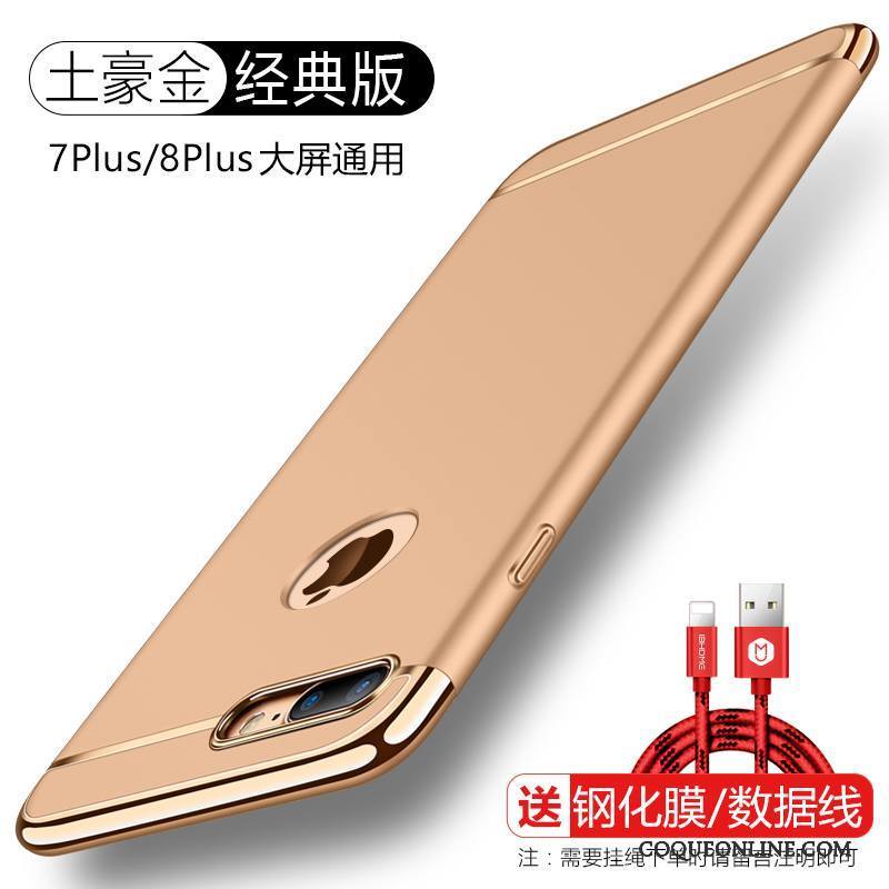 iPhone 8 Plus Incassable Support Tendance Coque De Téléphone Difficile Étui Anneau