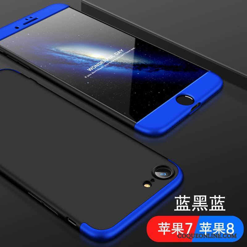 iPhone 8 Plus Incassable Étui Tout Compris Coque De Téléphone Bleu Protection