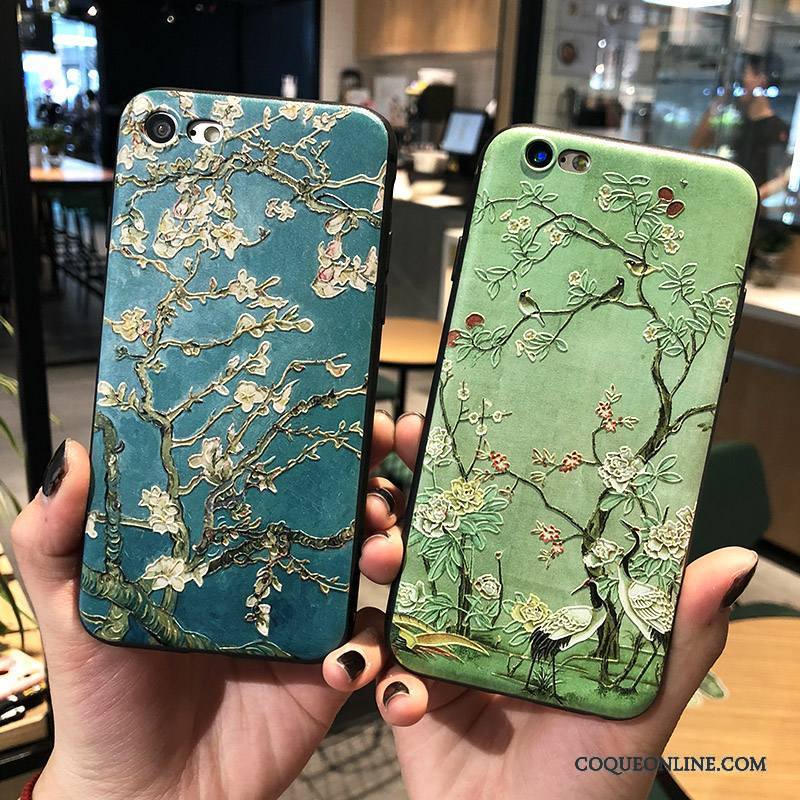 iPhone 8 Plus Vert Ornements Suspendus Coque De Téléphone Incassable Protection Tout Compris Étui