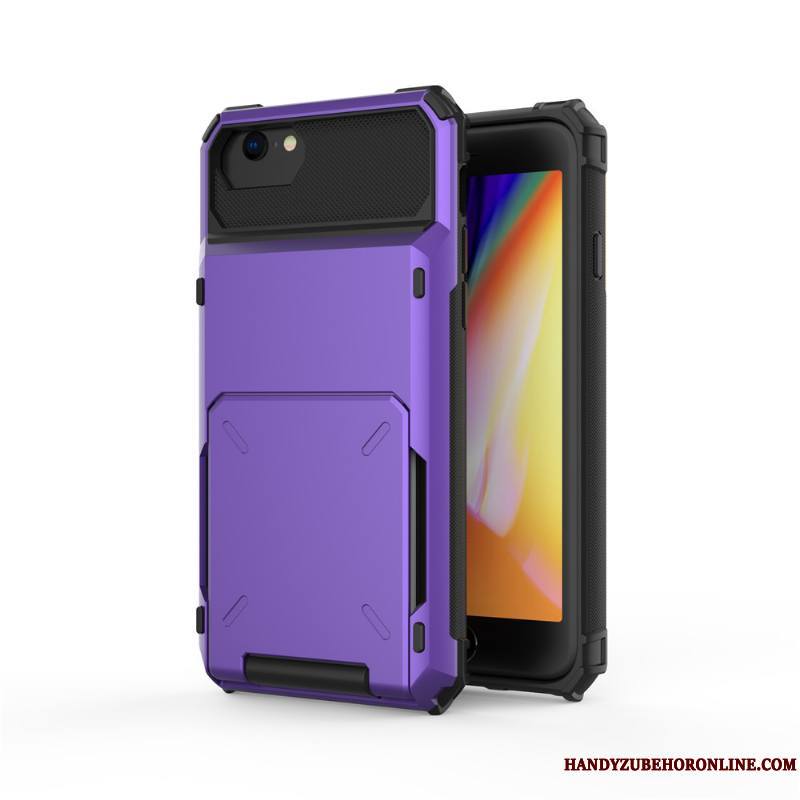 iPhone Se 2020 Carte Étui Violet Coque De Téléphone Housse Nouveau Protection