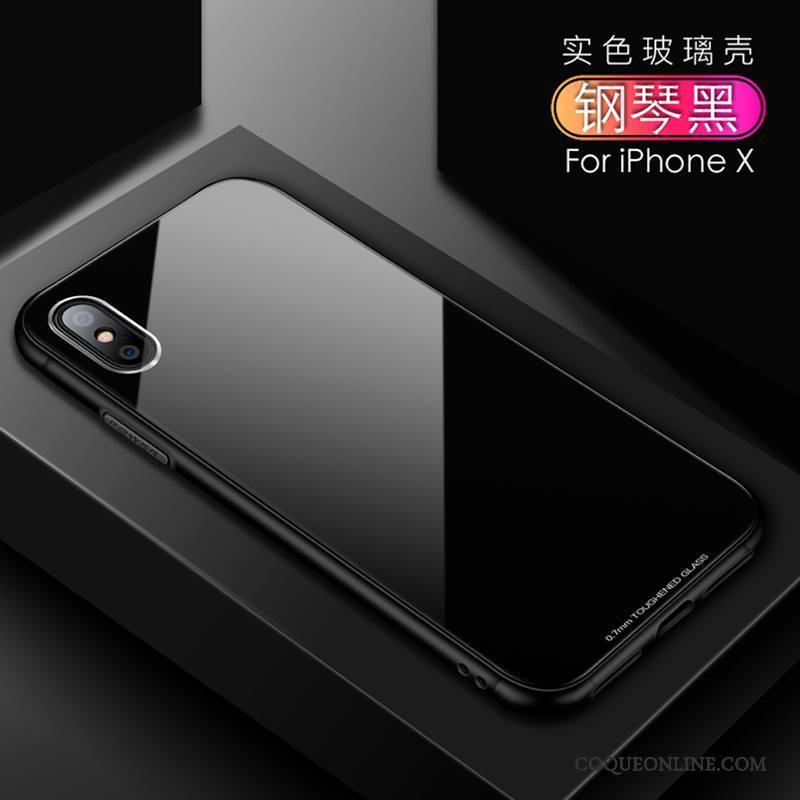 iPhone X Silicone Nouveau Verre Coque De Téléphone Tout Compris Étui Incassable