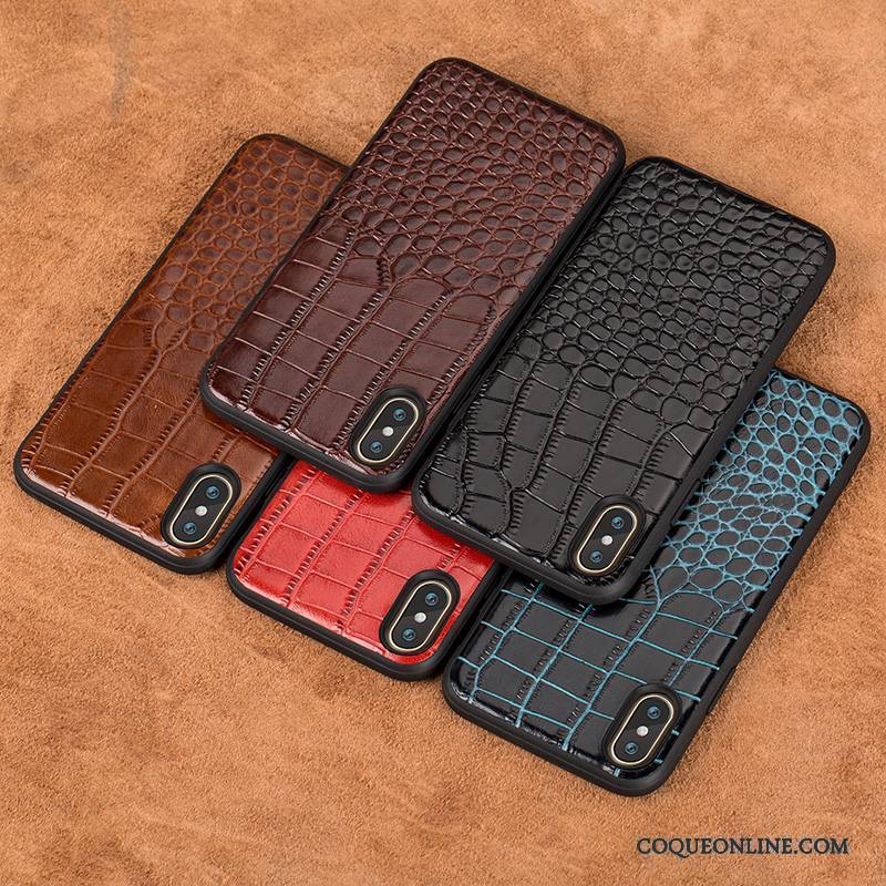 coque iphone xr cuir veritable