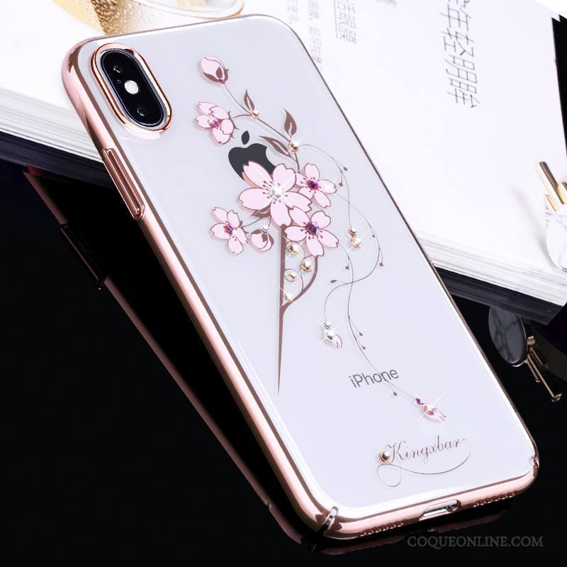 iPhone X Étui Luxe Nouveau Coque De Téléphone Strass Or Tout Compris