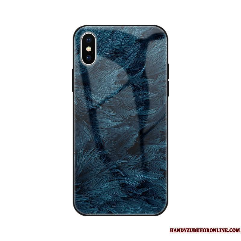 iPhone Xs Coque Incassable Marque De Tendance Vent Europe Amoureux Silicone Protection