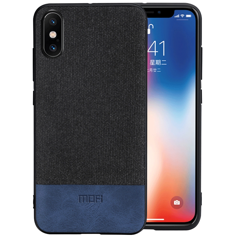 iPhone Xs Max Marque De Tendance Coque De Téléphone Très Mince Business Fluide Doux Nouveau Luxe