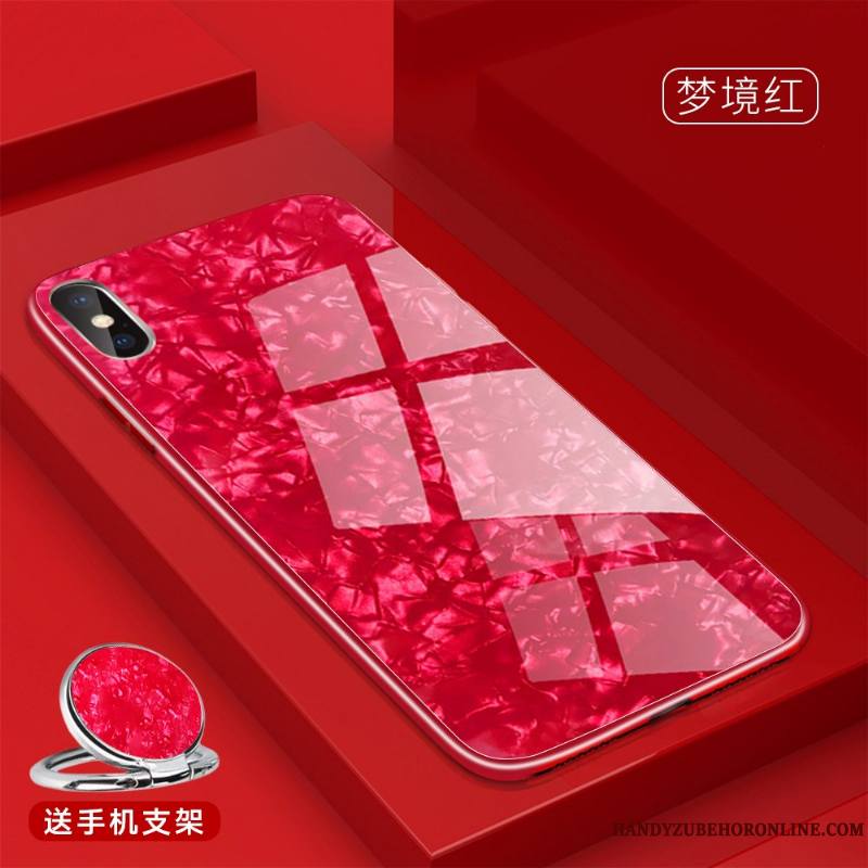 coque iphone xs rouge